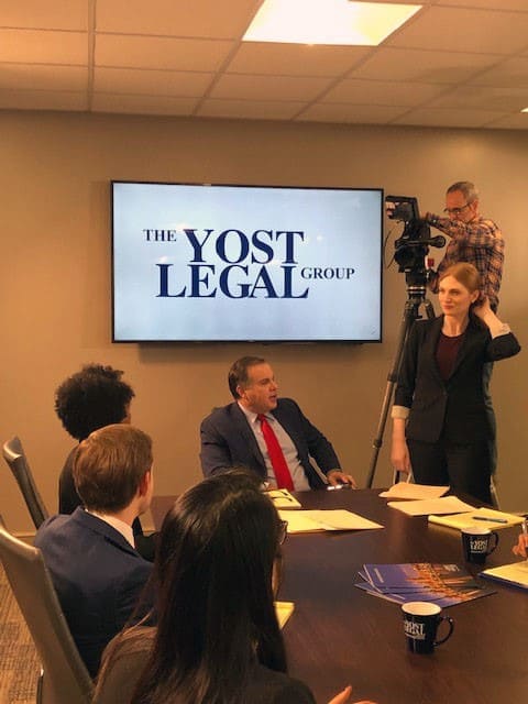 Yost Legal Group behind the scenes video production