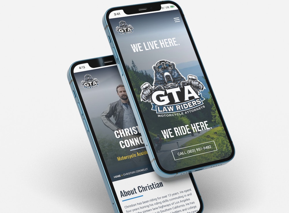 Mobile Website Design Example