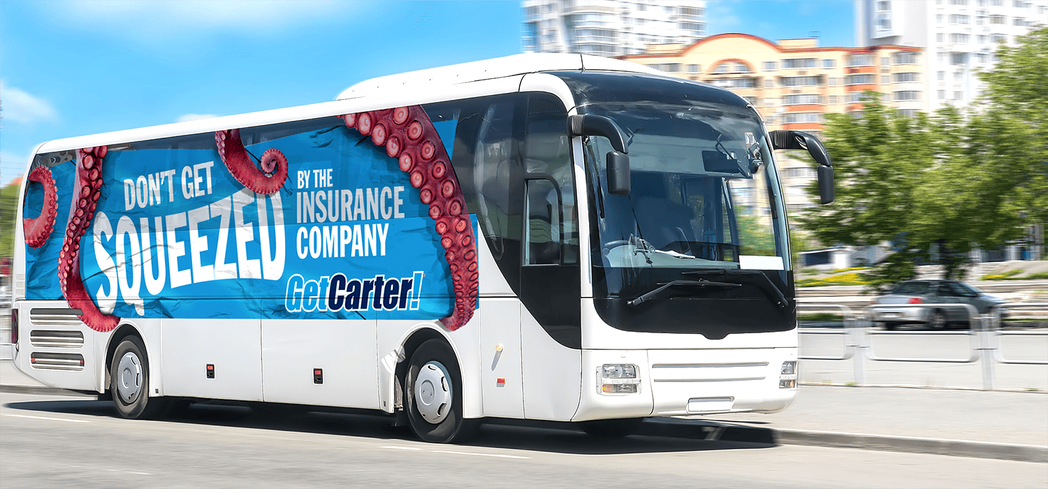 Law Firm Bus Wrap Design