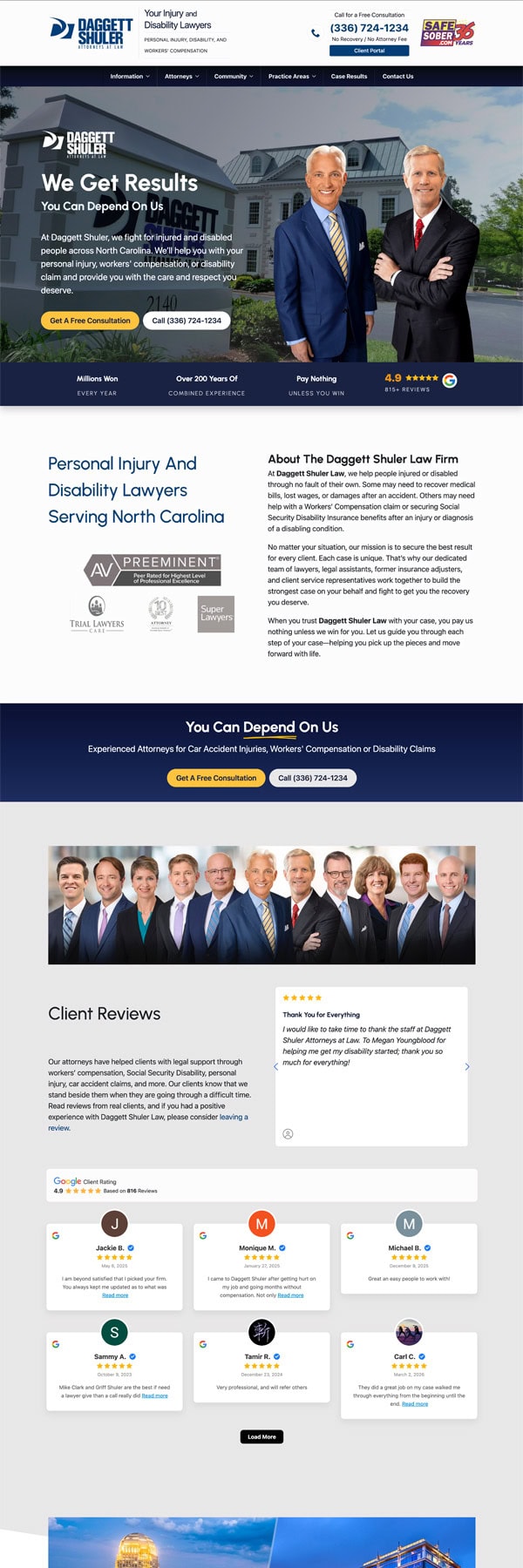 Web daggett shuler homepage