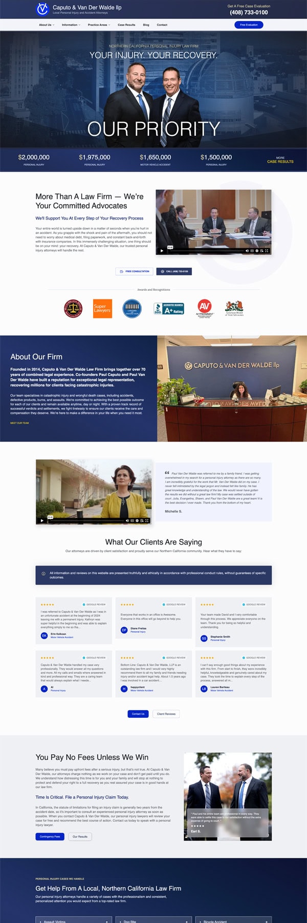 Web vdw homepage