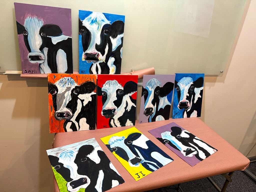 Lcg cow paintings