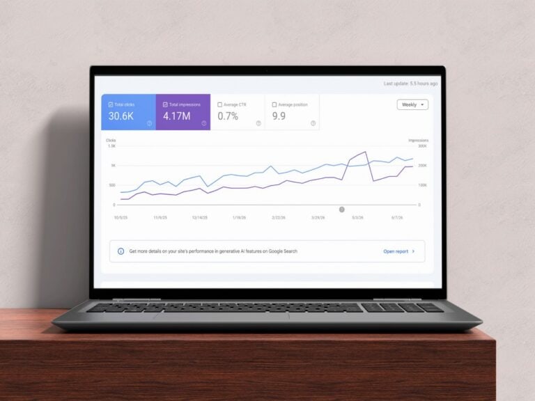Google search console chart 1280x960
